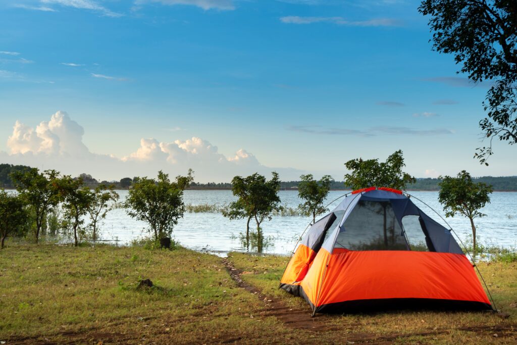 Tent In A Field