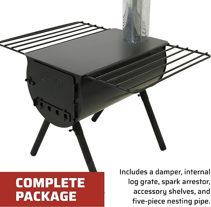 Backpacking stove set up